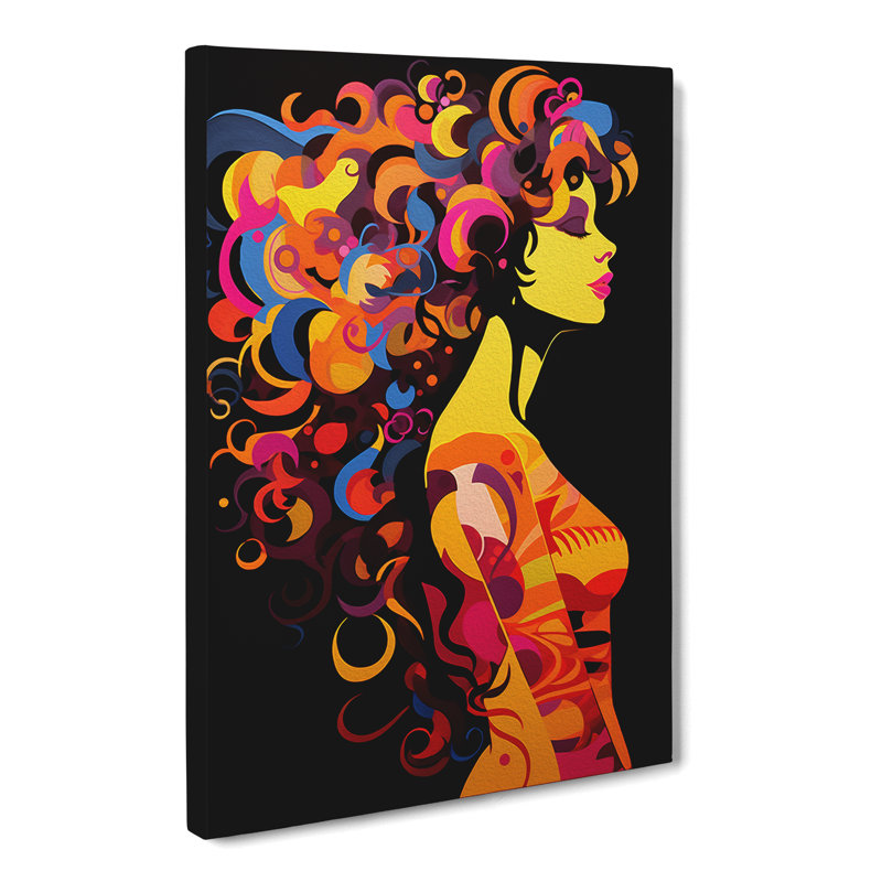 Woman Pop No.2 - Wrapped Canvas, 60cm H x 40cm W x 3cm D