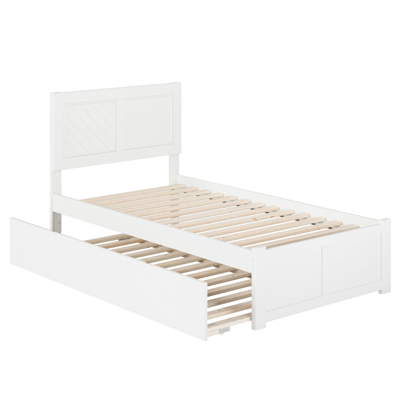 Lit en bois massif Bhawana, Simple