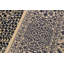 Tapis bleu / beige en laine noué à la main 8 pi x 9 pi 10 po Maart