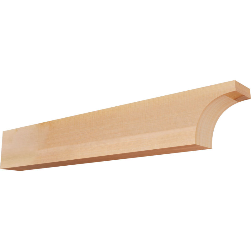 Queue de chevron lisse Huntington, Cèdre rouge, H 6 po x l 3 1/2 po x L 36 po