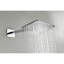 Système de douche avec pomme de douche, douche à main, barre coulissante, bras de douche, tuyau, garniture de valve et poignées à levier