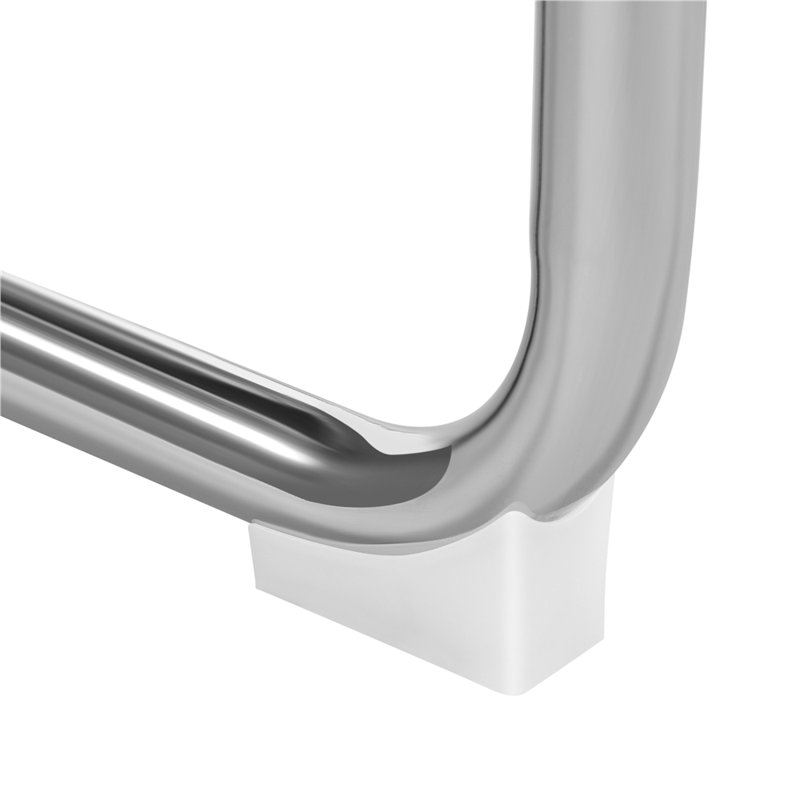 Low Back Cantilever Chair, Retro Brown/Silver 