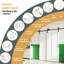 Portes de grange Bypass - Porte de grange Bypass moderne en forme de V - Porte de placard coulissante avec quincaillerie-113578832