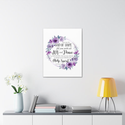 No Frame Print on Canvas