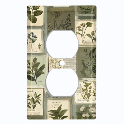Couvercle de plaque d'interrupteur en métal; Fauteuil à bascule GFI - US Botanical Plant Journal