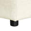 Lit convertible avec matelas, blanc pour un canapé-lit confortable