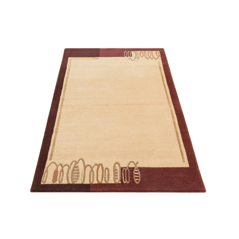 Tapis beige foncé Indira