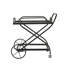 Chariot de bar (tabouret non inclus)