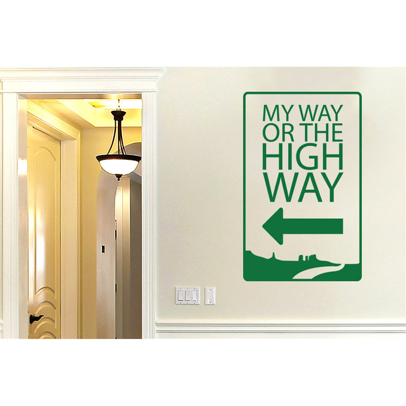 Non-Wall Damaging Wall Decal, Large, Green