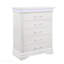 Commode blanche avec DEL-1555498780