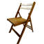 Chaise pliante en bois massif - Ensemble de 4 chaises élégantes couleur miel, pliables pour différents espaces