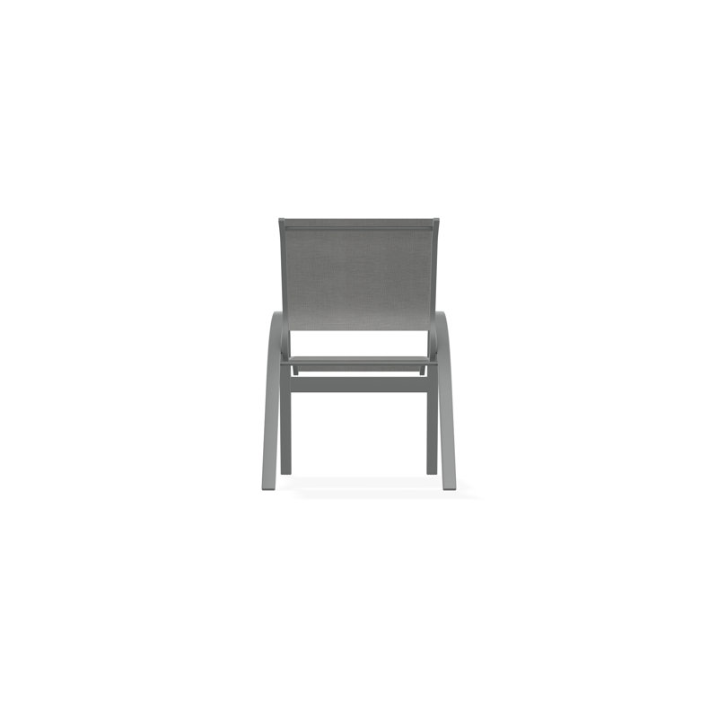 Aruba II Outdoor Dining Chair, Graphite, Alloy Sunbrella®