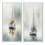 Bateau sur le lac II - ensemble d'art mural bateau côtier de 2 pièces-1680036009-1680036010