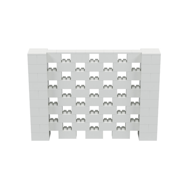 Ensemble mural Everblock, Gris clair, H 60 po x l 84 po x P 12 po