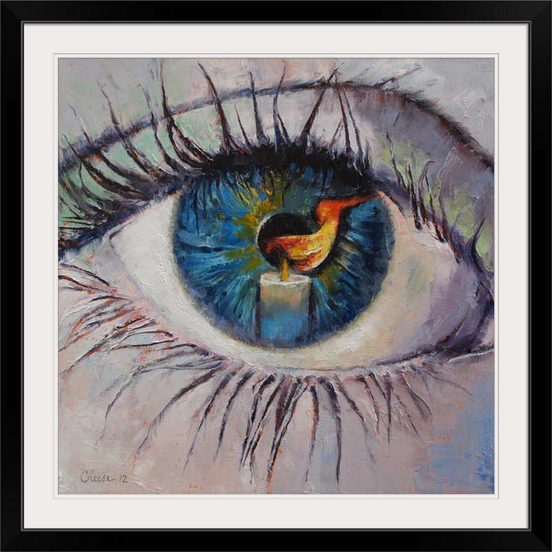 «Anjlee Candle» par Michael Creese, reproduction d'art, H 35 po x l 35 po x P 1,5 po, Toile
