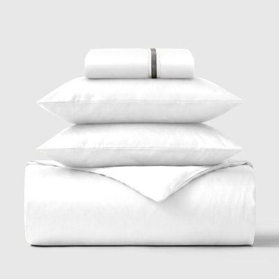 100% Cotton Sateen 460 Thread Count 4-Piece Bedding Set