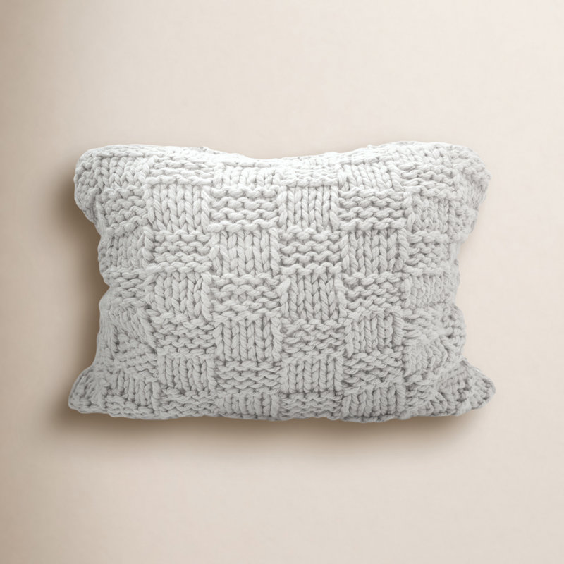 Coussin et insert lombaire 28 pi 38 po Najuma Chess, Gris