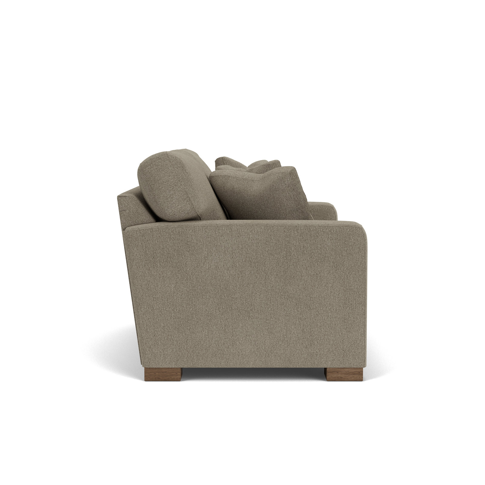 Anderia 63'' Upholstered Loveseat, Dark Gray Polypropylene/Olefin