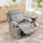31.5'' Wide Manual Recliner Chair With Dual Cup Holders And Soft Microfiber Upholstery(Set Of 2)-1089021375