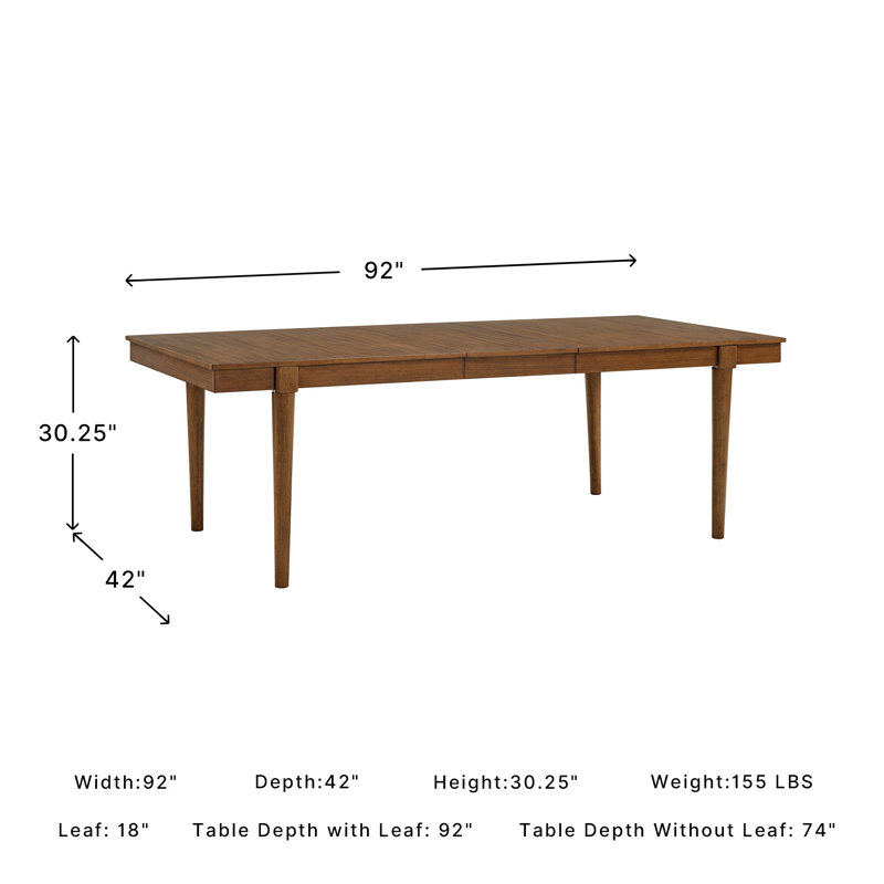 Leangela Solid Wood Base Dining Table