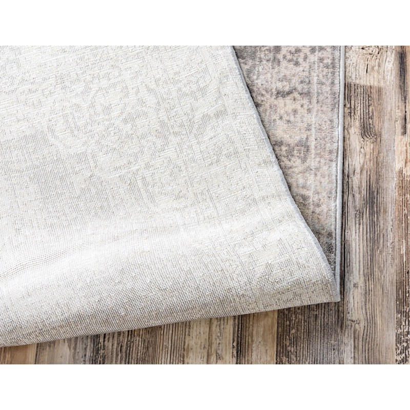 Tapis oriental beige Iyanna, Rectangle 4 pi x 6 pi