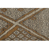 Moroccan Handmade Kilim Silk and Wool Geometric and Moroccan Area Rug