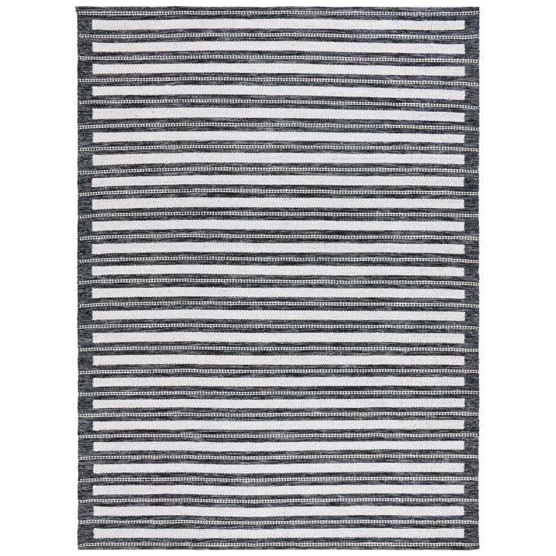 Janam Hand Woven Pet Striped Rug, Rectangle 8' x 10'