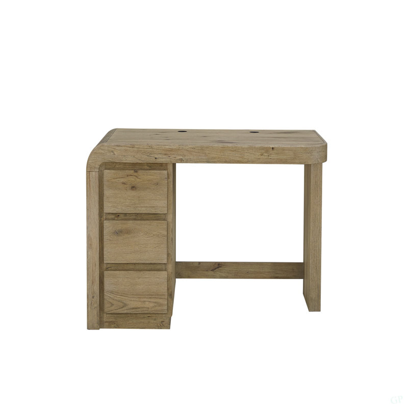 Bureau de direction en chêne English Knotty Junior
