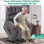Grand fauteuil inclinable électrique à deux moteurs avec repose-pieds allongé Tall Man-1603724973