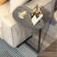Table d'appoint, table de chevet/canapé avec panier de rangement, support portatif pour ordinateur portable