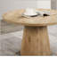 Table basse ronde de style contemporain avec piédestal en forme de cône, durable et élégante pour les espaces de vie modernes-765405108