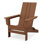 Chaise Adirondack pliante en polyéthylène haute densité 28,7 po