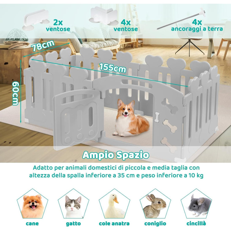 Atuf Portable Cat Playpen
