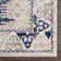 Bindin Oriental Navy Blue Area Rug