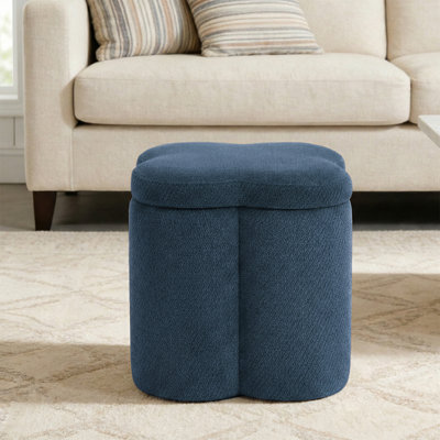 Repose-pieds rembourré 17 po avec rangement 17 po