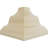 Endurathane Inside Corner Moulding, 6 3/8"P x 5 5/8"H (matches moulding MLD05X06X08VE), Factory Primed