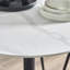 Esman Round Metal Base Dining Table-1475281896