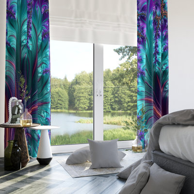 Semi Sheer Curtain Pair