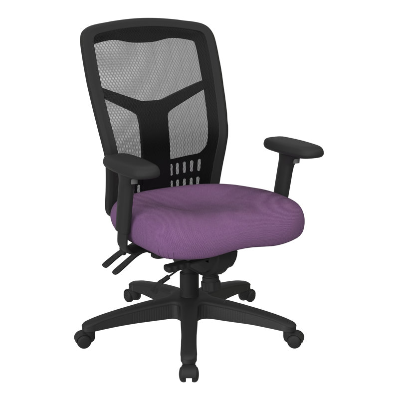 ProGrid Polyester Blend Task Chair, Purple