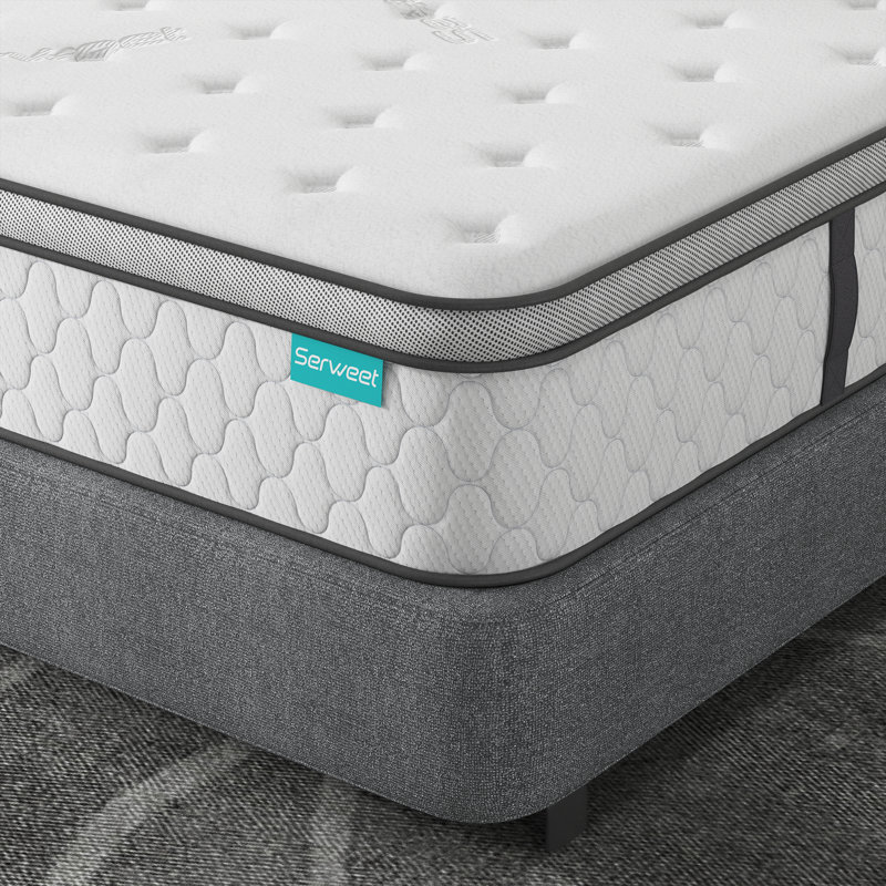 Matelas moyen en mousse viscoélastique rafraîchissante 12 pouces, Double / double