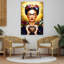 Frida Love Portrait Modern Traditional Vibrant Monkey Nature Portrait Wall Art Print 1 Piece Wrapped Canvas Wall Art-1736328023