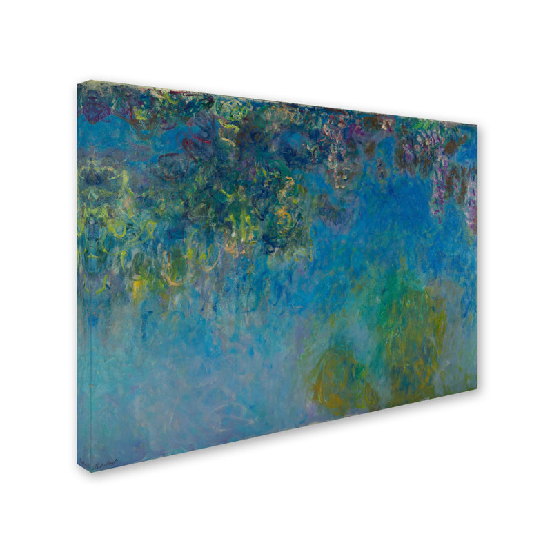 « wisteria », reproduction sur toile tendue, H 14 po x l 19 po