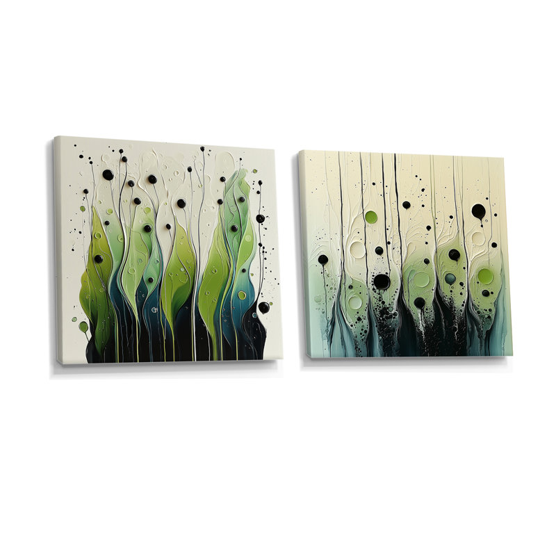«Dreams I» - art mural moderne pour salon 2 pièces, H 36 po x l 73 po, Impression sans cadre, Ne s’applique pas