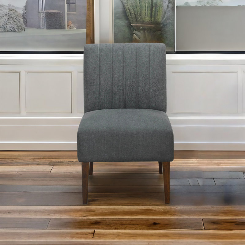Tischa 29,5 de large, Tissu gris foncé