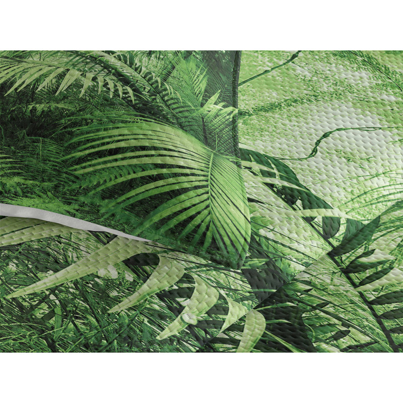 Forest Coastal Polyester Coverlet