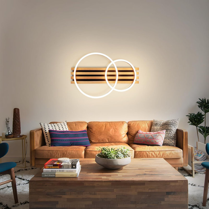 Plastic LED Semi Flush Mount
