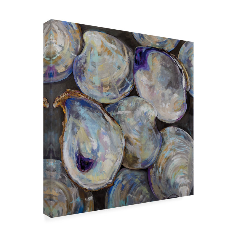 Art sur toile Jeanette Vertentes, H 24 po x l 24 po