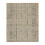 Distressed Homage Hand Knotted Wool Geometric Area Rug