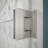 Unidoor Plus 48" W x 30.375" D x 72" H Frameless Pivot Rectangle Shower Enclosure with Fixed Panel-17782329