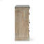 Commode de rangement 3 tiroirs en bois d'acacia de 40 po de largeur